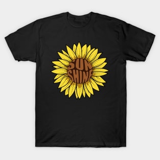 Sunflower - Sunshine Art T-Shirt